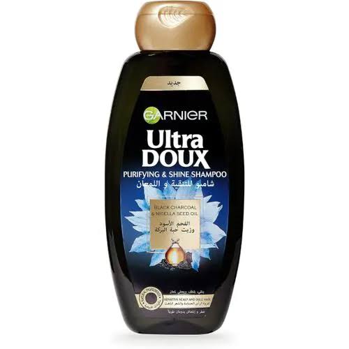 Garnier Ultra Doux Black Charcoal Shampoo 400ml
